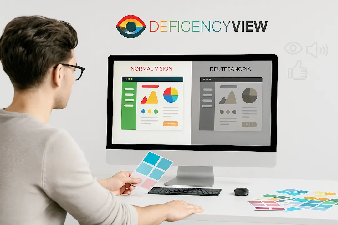 Featured image for Test Color Blindness in Designs: How to Test with DeficiencyView