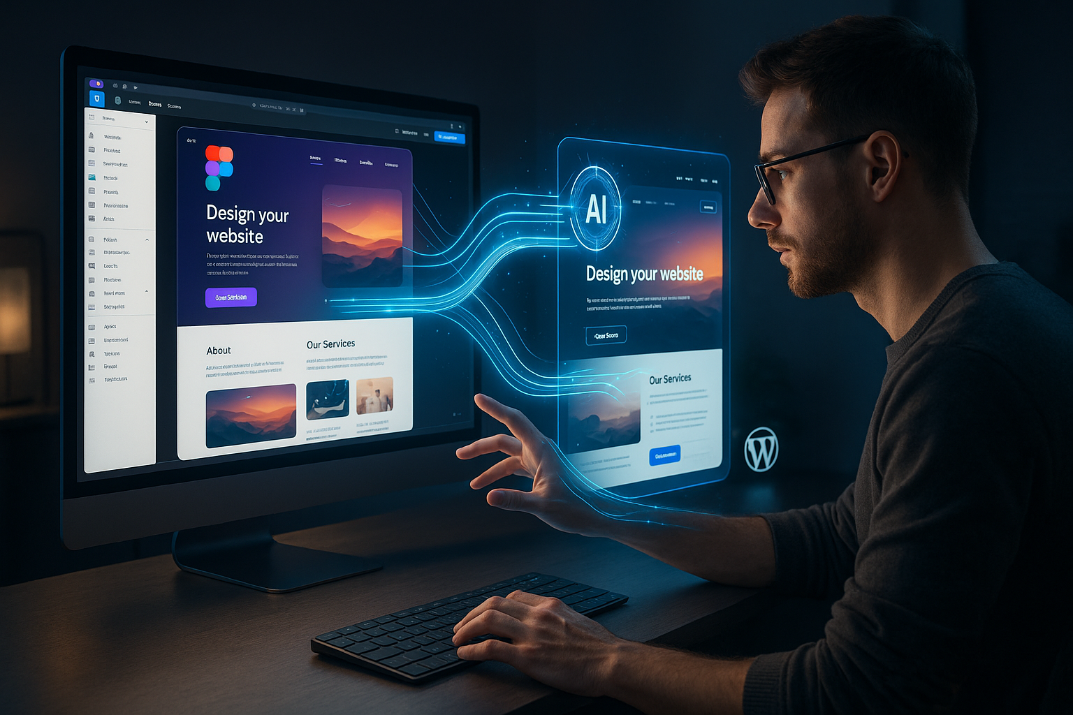 Featured image for Figma to WordPress in 2025: AI-Powered No-Code Guide