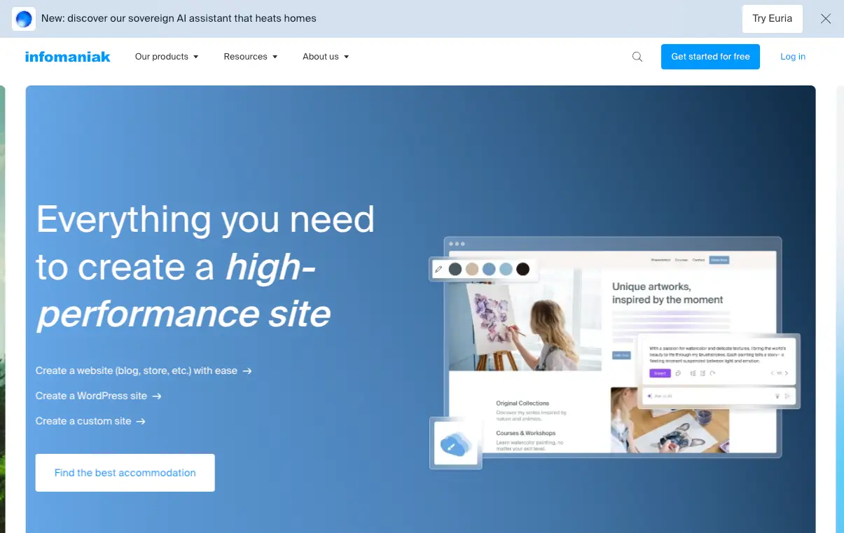 Infomaniak WordPress Hosting Platform
